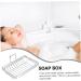 Amosfun 4pcs Soap Box Wall Soap Holder Metal Bar Soap Holder Soap Draining Racks Wall Soap Soap Holders Sponge Rack Water Stainless Steel Soap -mounted Organizer - Buy Online on GoSupps.com