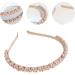amangul Elegant Women's Hair Accessories Hairbands with Imitation Pearl Detail Fashionable Headpieces Headbands for Woman(Champagne One Size) - Buy Online on GoSupps.com
