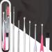 GUANLI 7Pcs Ear Wax Pickers Curette Set - Stainless Steel Ear Pick Cleaner for Ear Wax Removal - Buy Online on GoSupps.com