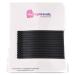 Mytoptrendz Set of 12 classic large hair clips made of strong metal hair clips (matt black 80 mm) Matt black 80 mm