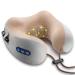 Ergocar massage cushion Neck massager Massage device for cervical muscle pain relieve U-shaped massage pillows for voltage breakdown for home car and office (brown)