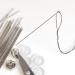 Littledream 100 Pcs No.9 Sewing Needles Kit | 2-Inch Long Straight Sharp Needles for Hand Embroidery, Quilting, Cross Stitch, Beading | Craft Lampwork Silver Needles - Buy Online on GoSupps.com