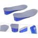 NOLITOY Height Increasing Insoles - Silicone Heel Inserts for Boosted Comfort & Support | Detachable Cushion Lifting Pads for Sports Shoes - Buy Online on GoSupps.com