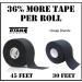 Titan Athletics 12 Pack - Premium Black Athletic Tape 1 1/2 Inch x 45 Feet - 100% Cotton with Zinc Oxide - Easy Tear Zig Zag Design - Buy Online on GoSupps.com