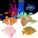 Buy Wenxiaw Artificial Goldfish for Aquariums - 4 Pack Bright Silicone Fake Fish with Suction Cups | Ideal Aquarium Decoration - Buy Online on GoSupps.com
