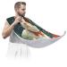 Animal Christmas Cat Beard Bib Apron Beard Hair Catcher for Men Shaving Fathers Day Anniversary Christmas Gifts for Dad Husband Beard Bib with 2 Suction Cups