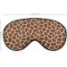 Shop Giraffe Wild Animal Skin Print Sleep Mask for Women - Adjustable Eye Shades with Elastic Strap | International Shipping - Buy Online on GoSupps.com