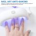Aruicheng UV Gloves Nails Manicure UV Shield Glove Women's Fingerless Gloves Professional Nail Gloves Protection Hands from UV Light (Blue) - Buy Online on GoSupps.com