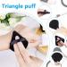 Ainiv 12 PCS Triangle Makeup Puff | Reusable Soft Powder Sponge | Wet Dry Dual-Use | Face Powder Puff for Loose Powder Foundation Cream Blush | Black - 12PCS - Buy Online on GoSupps.com