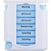 Osma-Werm 17384 Pill Box 7 Day Pill Organizer | Secure Tablet Storage for Travel & Home - Buy Online on GoSupps.com