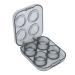 Contact Lens Case Contact Lens Container Tweezer Clip Kit Transparent Plastic Protector for Girls for Office Travel (Gray)
