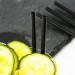 250 Pack Smoothies Black Drinking Straws 8mm x 210mm - Buy Online on GoSupps.com