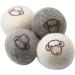 Wool Dryer Balls by Ayaprak | 100% Pure Handmade Organic 4-Pack | Natural Reusable Fabric Softener for Eco-Friendly Laundry - Buy Online on GoSupps.com