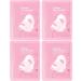 Facial care film Glow Up Facial Care Products 4 Pieces Moisturizing Firming Patches for Sleep Beauty Eye Neck Spa - Buy Online on GoSupps.com