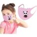 Deholifer Children's Washable Fabric Masks - 5 Pack Blue Pink Black - Adjustable Mouth & Nose Protection for Christmas - Buy Online on GoSupps.com