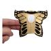 Yigo 100pcs Nail Form Pro Butterfly Square Tips Nail Forms for C Curve Acrylic UV Gel Nails Builder Nail Extension Nail Art Tool Guide Stickers Dispense A-100Pcs