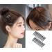 30PCS Black Oval Contour Hair Clips - Metal Snap Hair Barrettes for Women and Girls - Non Slip Hair Accessories for Styling - Buy Online on GoSupps.com