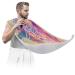 Abstract Elephants Beard Bib Apron Beard Bib Hair Catcher for Men Shaving and Trimming Non-Stick Waterproof Beard Cape Grooming Cloth with 2 Suction Cups Gifts for Men