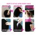Saga Queen Afro Kinky Curly Clip In Hair Extensions 14 Natural Black - Brazilian Virgin Human Hair - Buy Online on GoSupps.com