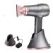 Travel Hair Dryer Cordless Hair Dryers with Charging Stand Compact Blow Dryer with Concentrator Constant Temperature Hair Care Hair Dryers Grey