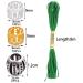 45-Piece Hair Accessory Set: Braiding String, Beard Beads, Metal Hair Cuffs - Assorted Colors - Buy Online on GoSupps.com