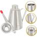 Zerodeko 2pcs Stainless Steel Oil Pot Stainless Steel Container Kitchen Sauce Bottle Oil Container Practical Oil Dispenser Grease Filter Olive Oil Dispenser Bottle Seasoning Washable 16x14cmx2pcs Silverx2pcs - Buy Online on GoSupps.com