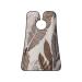 line feathers Print Beard Bib Apron Non-Stick Beard Men's Hair Catcher for Shaving Gifts for Men. One Size Black4