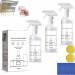 Splash Spray Tablets & Spray Bottle 2024 Upgrade Splash Foam Spray Splash Spray All Purpose Cleaner for Heavy Oil Spray Bottle Oven Cleaner for Countertops Ovens and Appliances (3pcs)