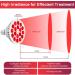 Bestqool Red Light Therapy 660nm & 850nm 18 LEDs Near Infrared Device for Skin & Pain Relief - Buy Online on GoSupps.com
