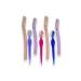 7 Pc Eyebrow Kit - 4 Eyebrow Razors & 3 Precision Shapers - All-Purpose Dermaplaning and Brow Grooming Tool for Face - Unisex for Women and Men