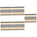 Healeved 75 Pcs Eye Shadow Brush Double Ended Makeup Brush Makeup Sponge Brush Eye Shadow Fiber