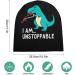 I Am Unstoppable T-rex Beanie Cap - Soft & Warm Unisex Skull Hat for Sleep, Running & Casual - Buy Online on GoSupps.com