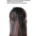 Hair Combs with Elastic Double Comb for Thick Flexible Butterfly Hair Comb Magic Stretchy Hairpin for Women Girls Hair Accessory(Black) - Buy Online on GoSupps.com