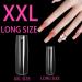 XXL Clear Long Square Nail Tips - 600 Pcs | Full Cover Acrylic Nail Tips Set with Bag | WOWITIS Extra Long Press On Nails - Buy Online on GoSupps.com
