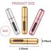 Mini Refillable Perfume Spray Bottle 5ml - Pack of 3 | Multicolor Scent Pump Case for Travel | Portable Empty Perfume Spray - Buy Online on GoSupps.com