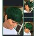 BeiSDWig Short Synthetic Wig for Women - Green | Natural Colored Hair with Bangs - Perfect for Black/White Women - Buy Online on GoSupps.com