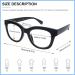 Oprah Style Reading Glasses for Women | 6 Pack Blue Light Blocking Eyeglasses | Fashionable Multicolor Computer Readers - 3.5x Quality - Buy Online on GoSupps.com