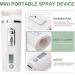 Baluue 2pcs Hydrating Instrument Fog Humidifier Portable Humidifer Mini Face Sprayer Face Steamer Abs White - Buy Online on GoSupps.com