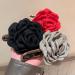 Limtula Fabric Rose Hair Clip Sweet Ballet Bowknot Hairpin Hair Styling Decors for Thin Hair Korean Style Headpiece Red flower clip - Buy Online on GoSupps.com