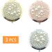 Traziewell Travel Mirror Magnifying Personalised Round Pearly Diamonds Compact Pocket Mirrors for Purse Handbag Personalised Gifts JZ000225 Jz000225 Three Seats - Buy Online on GoSupps.com