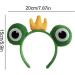 Face Wash Headband | Cartoon Plush Animal Ears and Horns Spa Headband - Halloween Hair Accessories Green Frog Headpiece Elastic Makeup Headbands for Women Girls Prince One Size - Buy Online on GoSupps.com