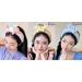 Cute White Yonmut Headband for Makeup, Face Washing, and Spa - Set of 1 - Buy Online on GoSupps.com