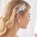 Zoestar Wedding Hair Combs Slides Silver Crystal Headpiece Pearl Bridal Hair Jewelry Rhinestone Hair Accessories for Women and Girls - Buy Online on GoSupps.com