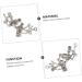 EXCEART 20 Pcs DIY alloy accessories metal trim keychain bracelet lover charm bird charms pendants Delicate 4.5x2.3cm Silver - Buy Online on GoSupps.com