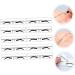 Hemoton 10pcs Tools Eyebrow Shaping Stencil Eyebrow Ruler Stencil Shape Mold Guide Ruler Eyebrow Trimming - Buy Online on GoSupps.com