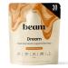 Beam Dream Sleep Powder L-Theanine Apigenin Reishi and Magnesium Third Party Tested Natural Sleep Aid & Sleep Supplement Health and Wellness Gift Natural Sleep Support Non-GMO 30 Servings Sea Salt Caramel 30 Servings