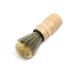 Ruilogod 11.8cm Length Wooden Handlebar Portable Men Beard Shaving Brush Mustache Cleaning Tool
