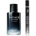 Savage for Men Cologne Set - 3.4 Fl Oz + 35ml Travel Spray | Inspired by Sauvage | Masculine Daily Scent for Men - Buy Online on GoSupps.com