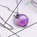 YGLINE Natural Gemstones Amethyst Silver Pendant Necklace | Long Perfume Bottle Jewelry for Stylish Women - Buy Online on GoSupps.com