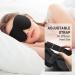 onaEz Sleep Mask 2023 - Total Darkness 3D Eye Mask with 12mm Eye Sockets - Breathable Milk Ice Silk - for Travel, Napping, Yoga - Black - Buy Online on GoSupps.com